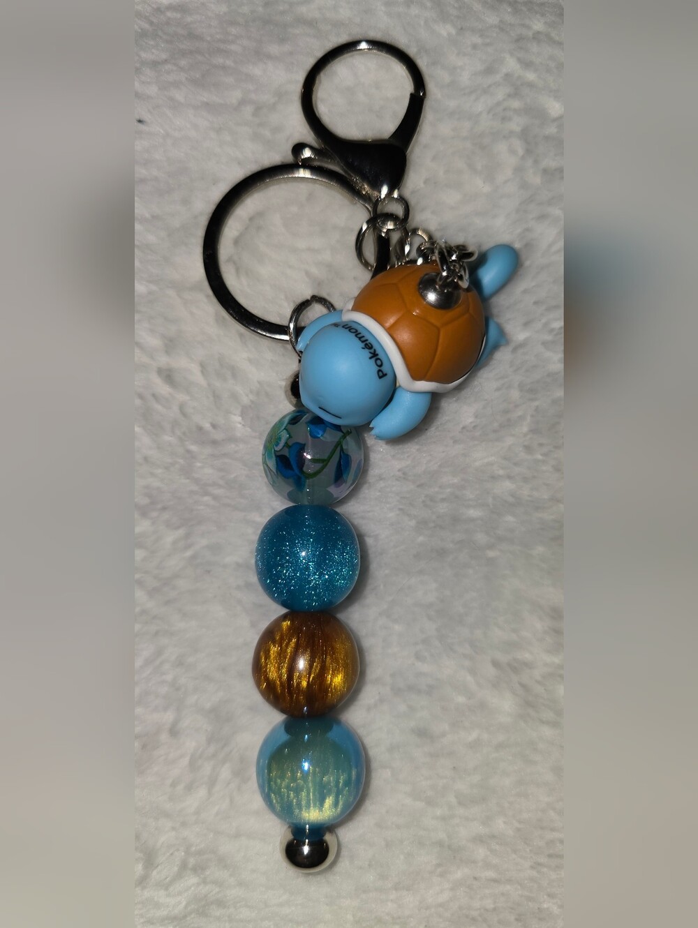 Blue & Brown Keychain/Bag Charm - Squirtle